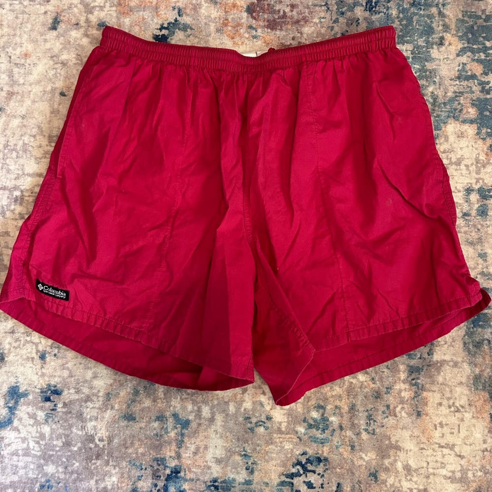 Columbia Red Swim Trunks